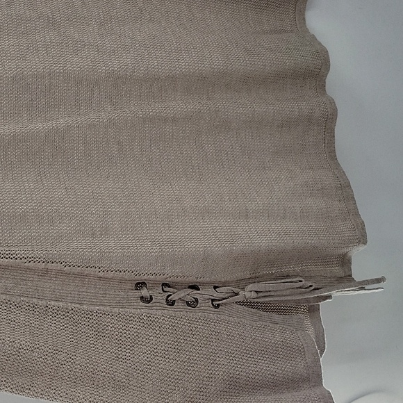 Lane Bryant Tan Knit Long Vest - Picture 11 of 16